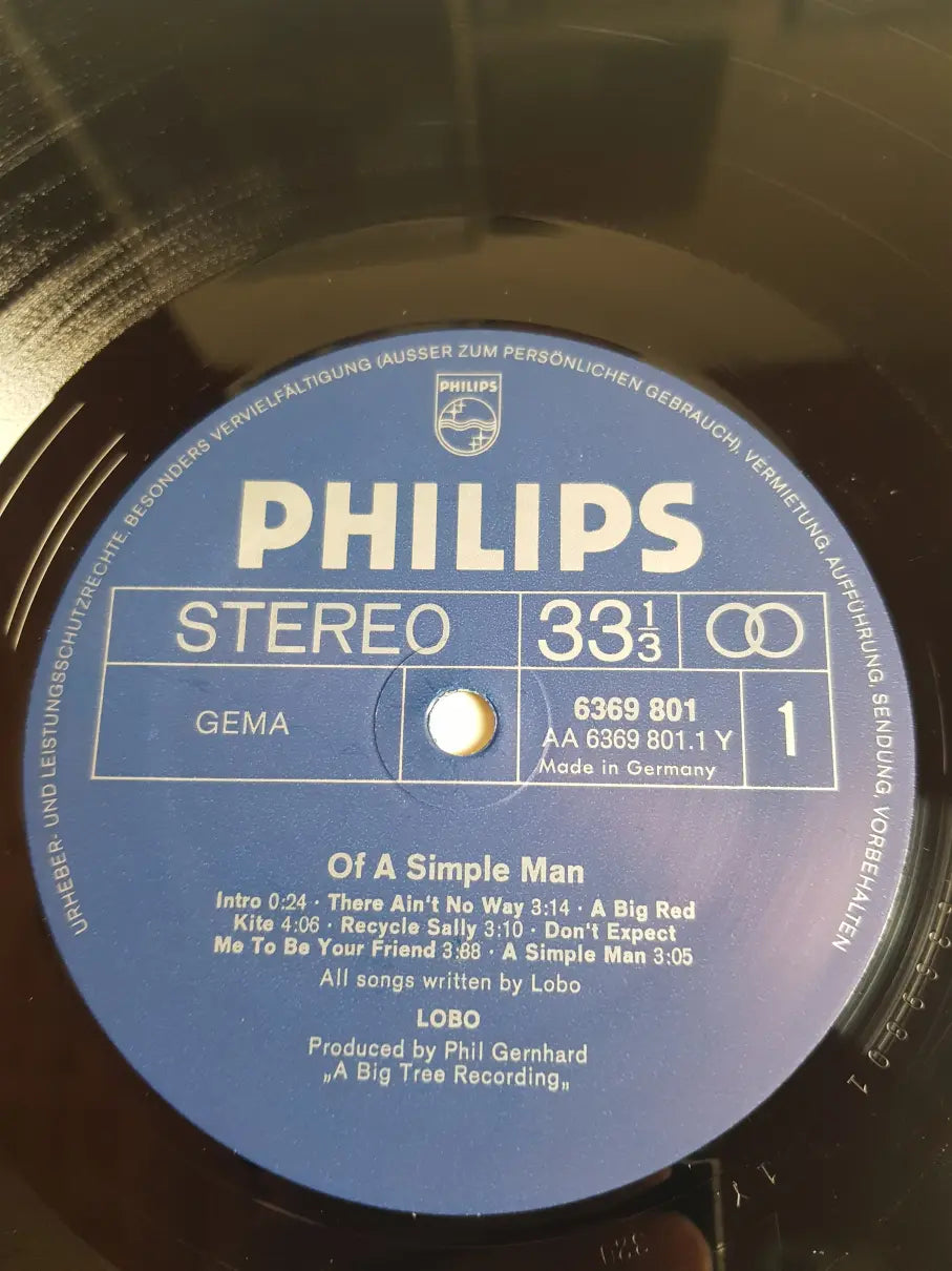 Lobo  – Of A Simple Man