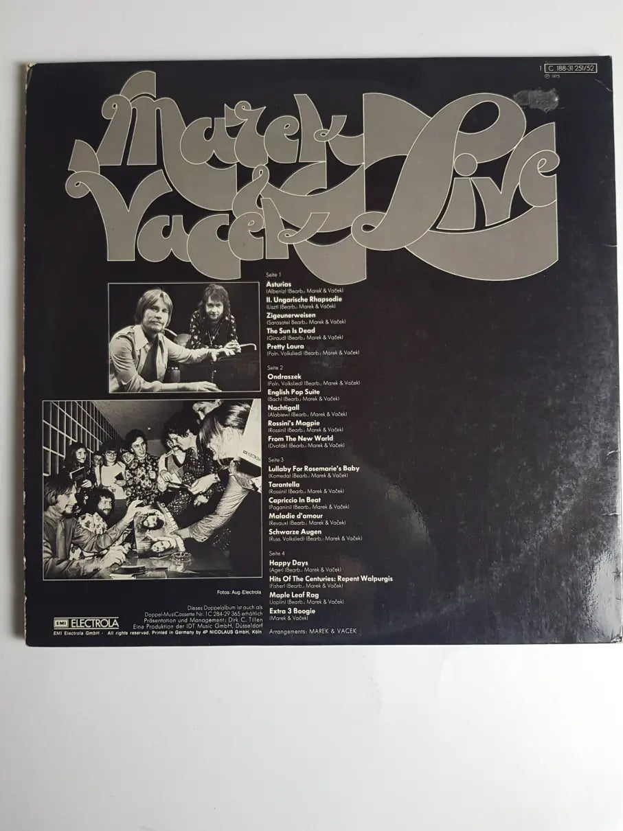 Marek & Vacek – Marek & Vacek Live