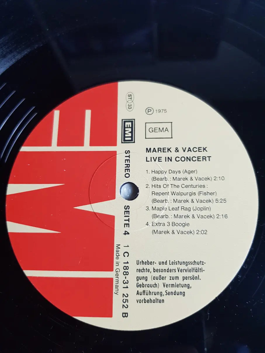 Marek & Vacek – Marek & Vacek Live