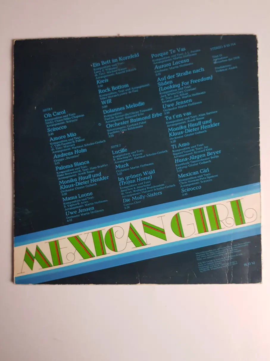 Sampler – Mexican Girl