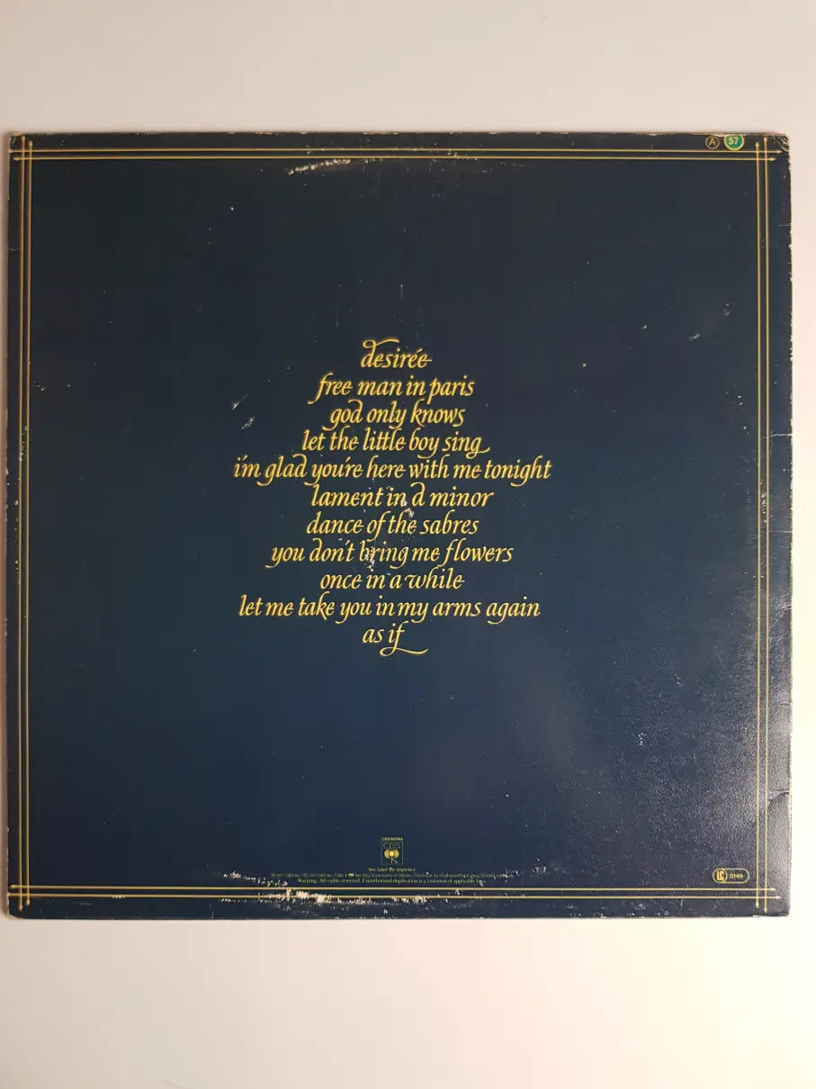 Neil Diamond – I'm Glad You're Here With Me Tonight VG+/VG