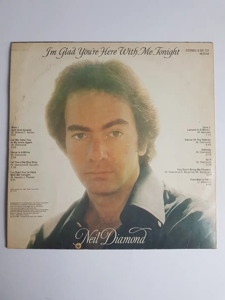 Neil Diamond – I'm Glad You're Here With Me Tonight Amiga
