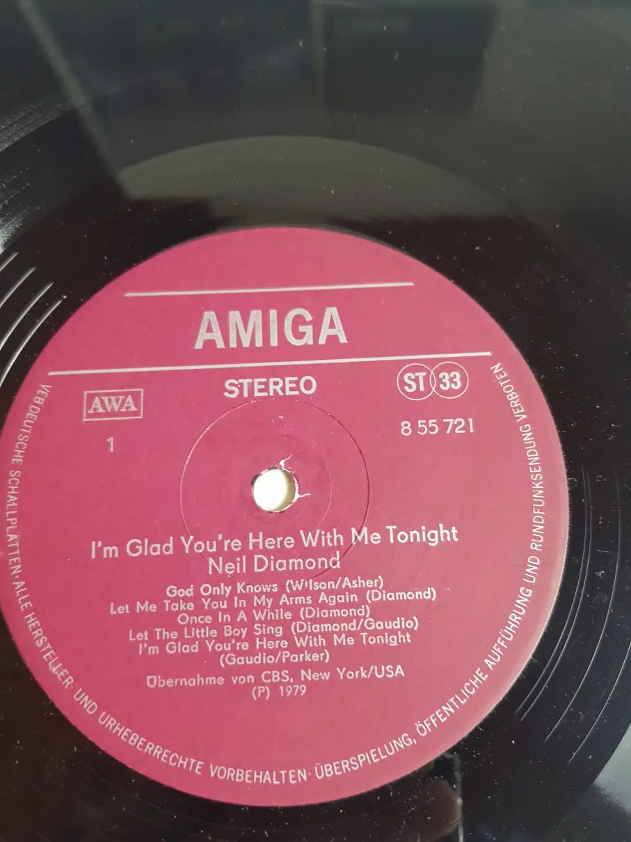 Neil Diamond – I'm Glad You're Here With Me Tonight Amiga