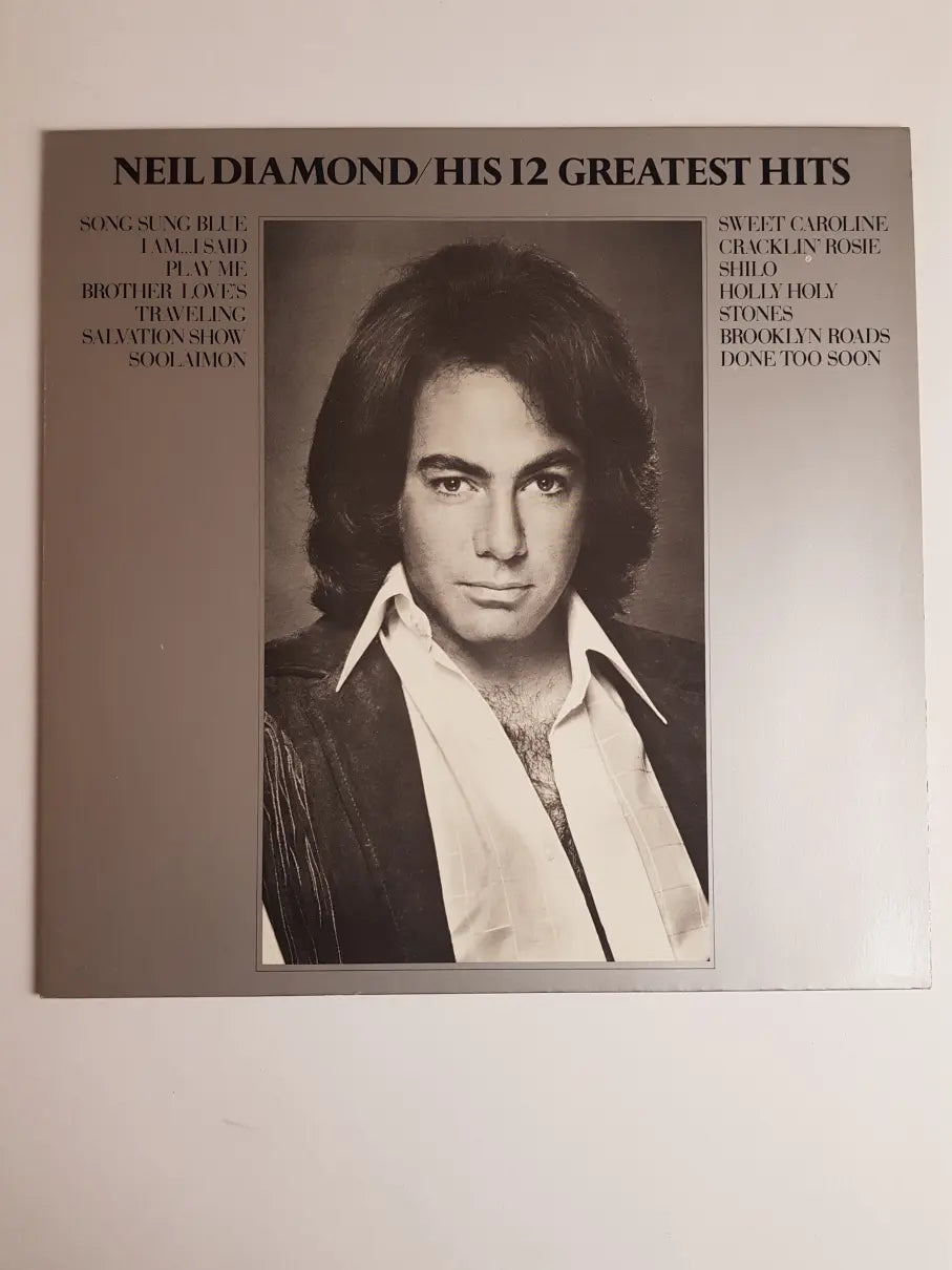Neil Diamond – His 12 Greatest Hits PR copy
