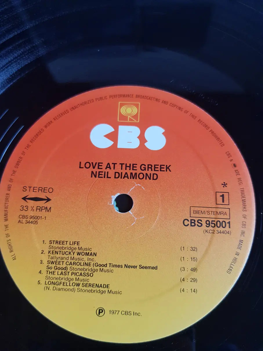 Neil Diamond – Love At The Greek - Recorded Live At The Greek Theatre