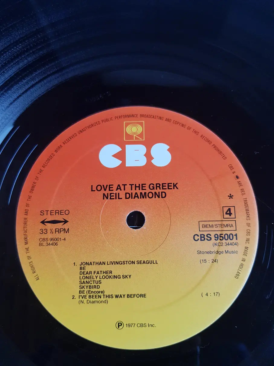 Neil Diamond – Love At The Greek - Recorded Live At The Greek Theatre