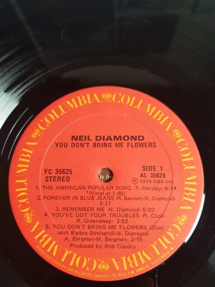 Neil Diamond – You Don't Bring Me Flowers