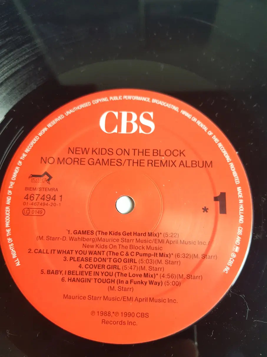 NKOTB – No More Games (The Remix Album)