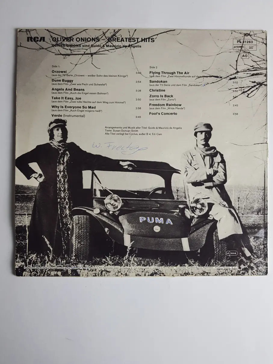 Oliver Onions – Greatest Hits