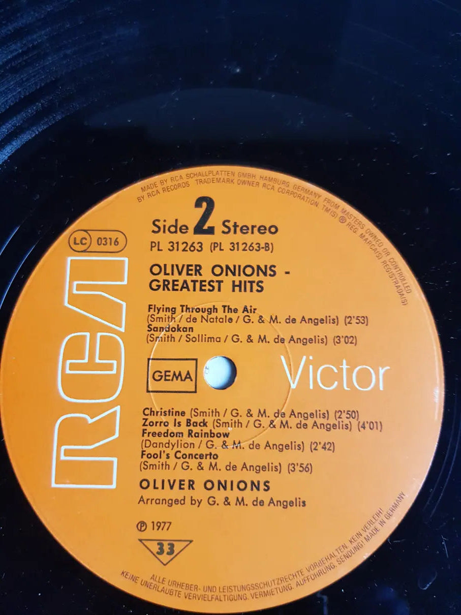 Oliver Onions – Greatest Hits