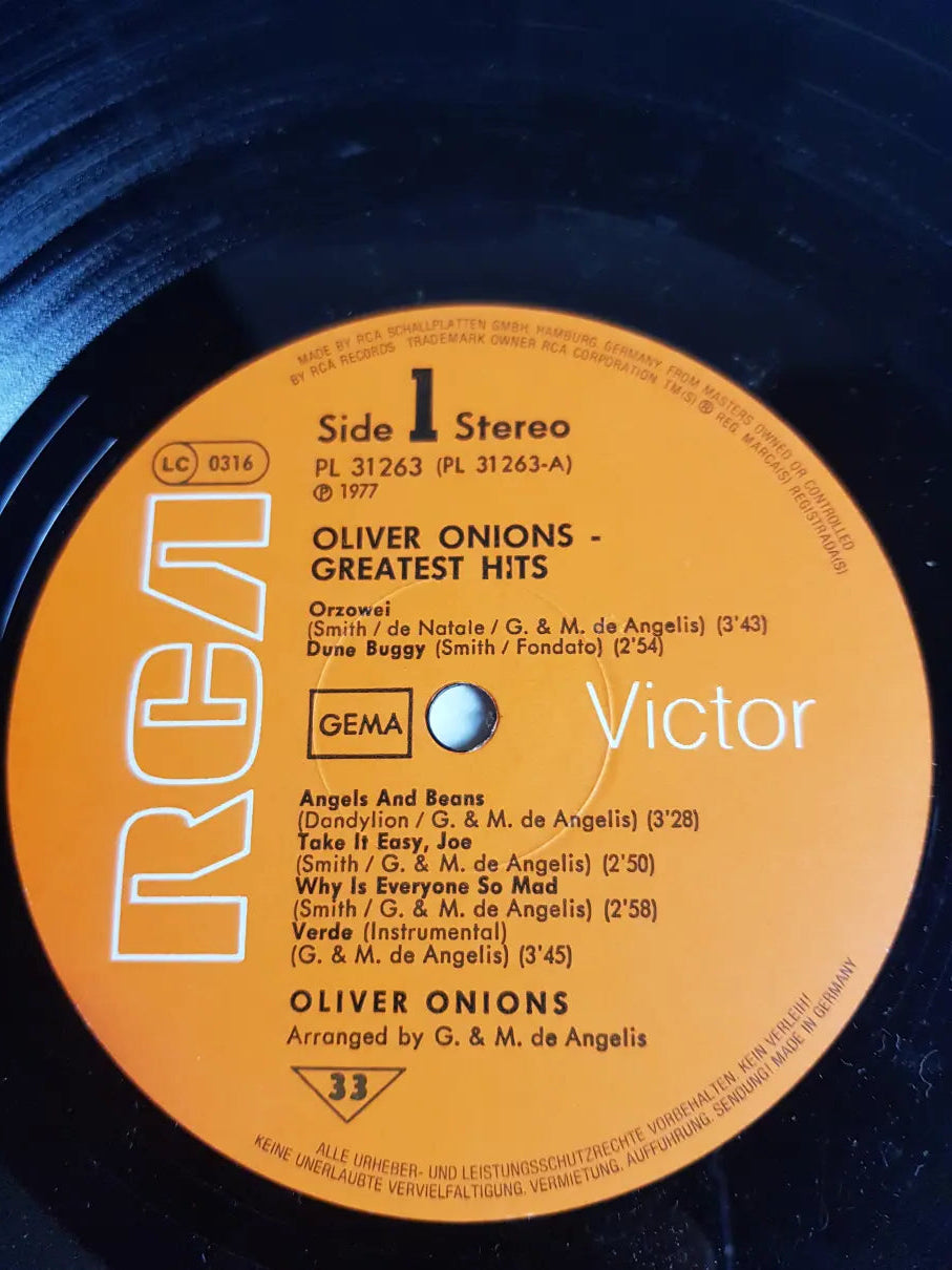 Oliver Onions – Greatest Hits
