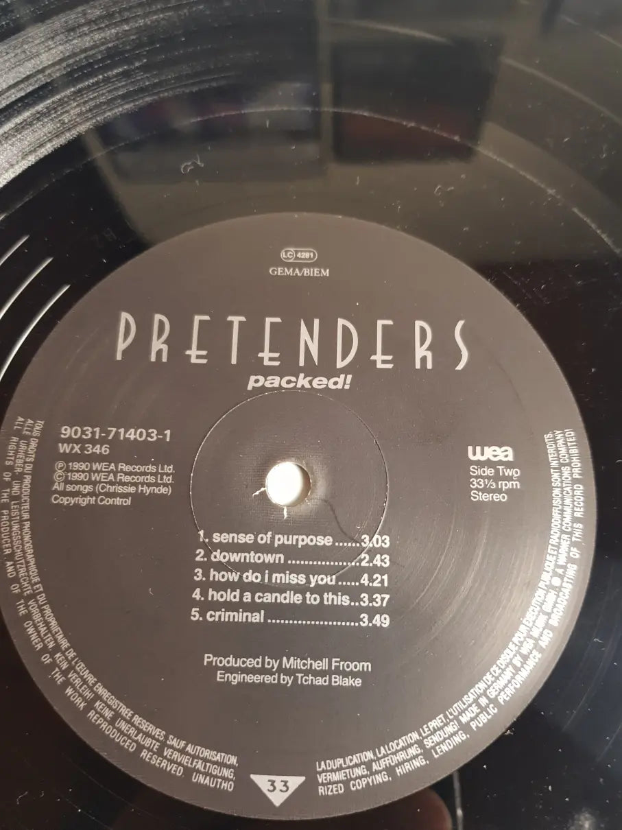 Pretenders – Packed!