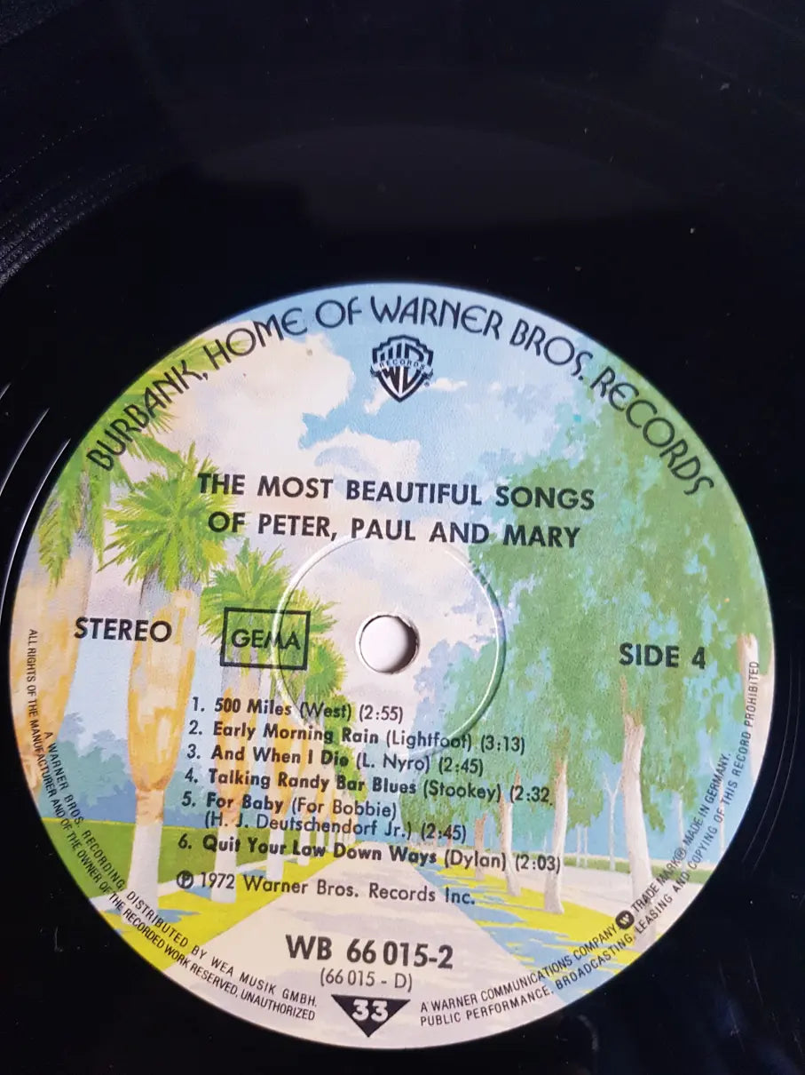 Peter, Paul & Mary – The Most Beautiful Songs Of Peter, Paul & Mary