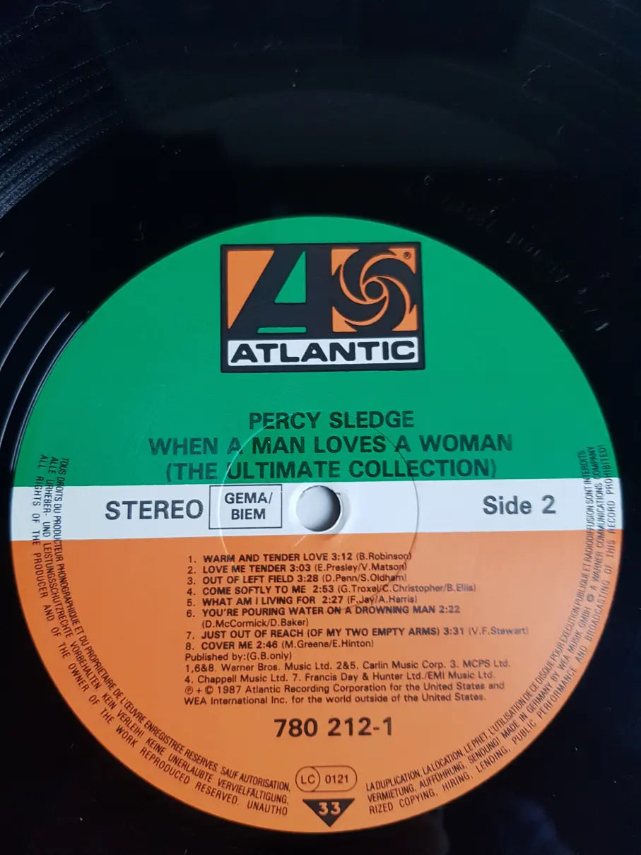 Percy Sledge – The Ultimate Collection - When A Man Loves A Woman