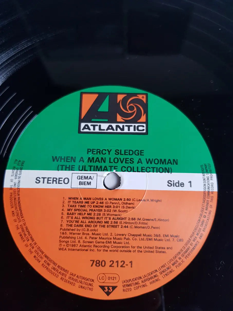 Percy Sledge – The Ultimate Collection - When A Man Loves A Woman