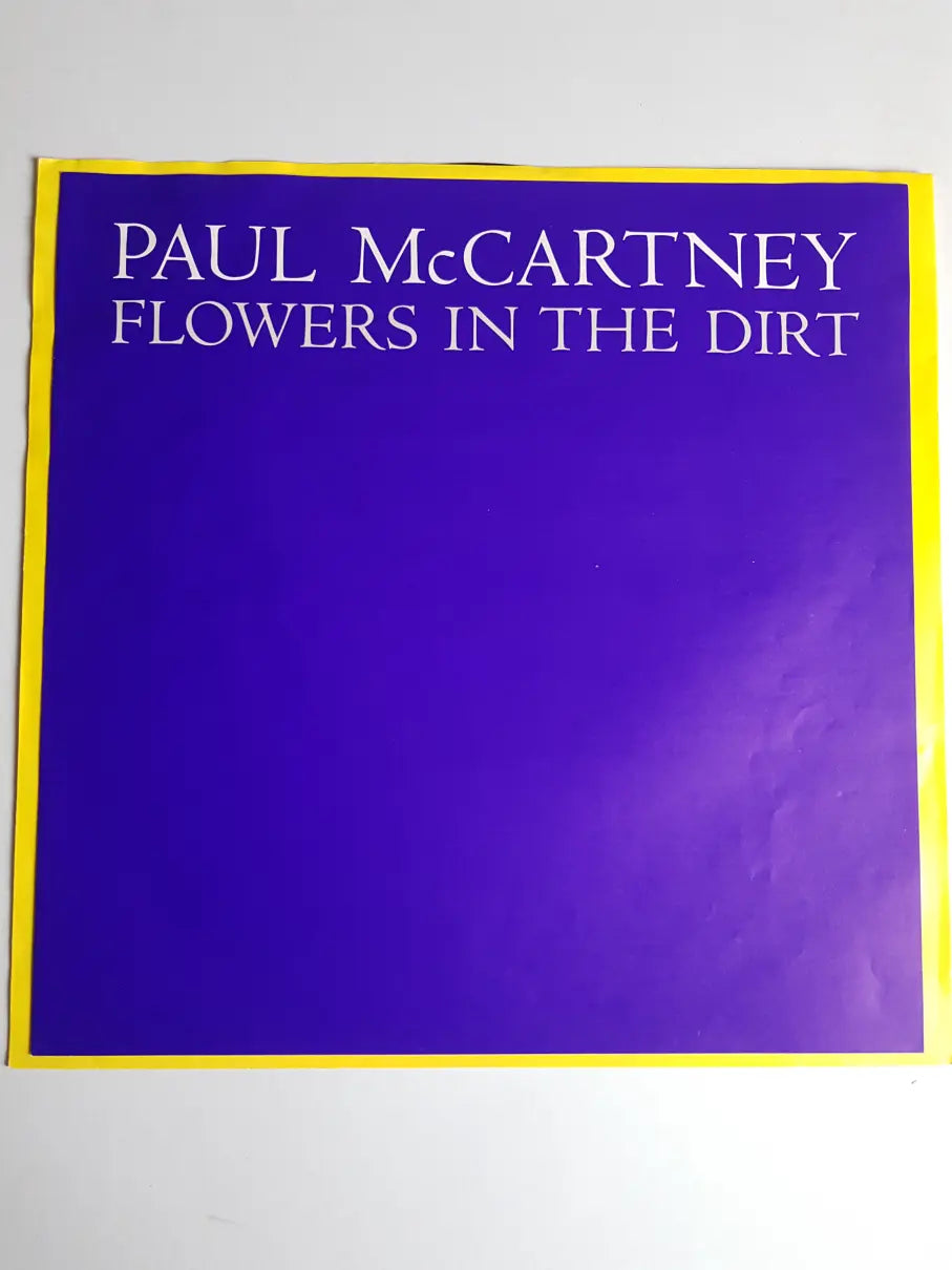 Paul McCartney – Flowers In The Dirt