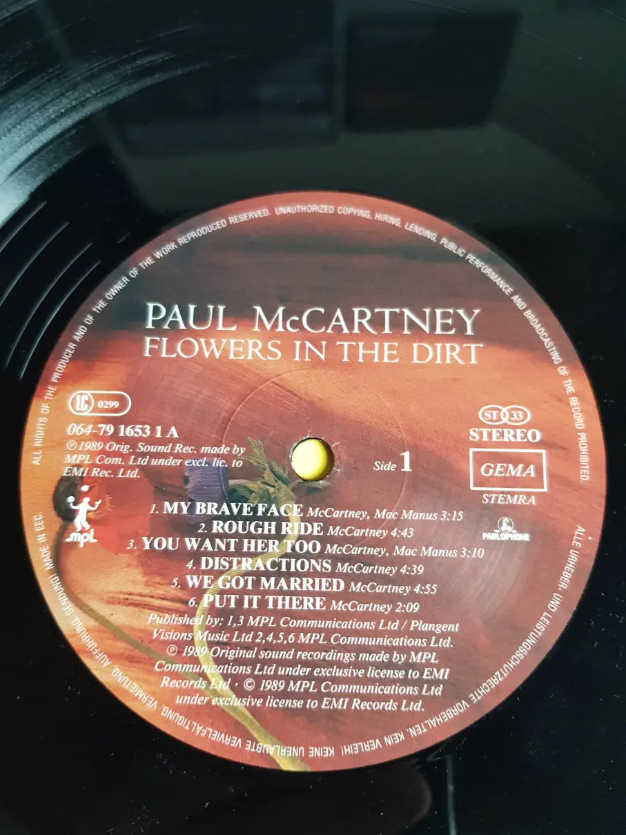 Paul McCartney – Flowers In The Dirt