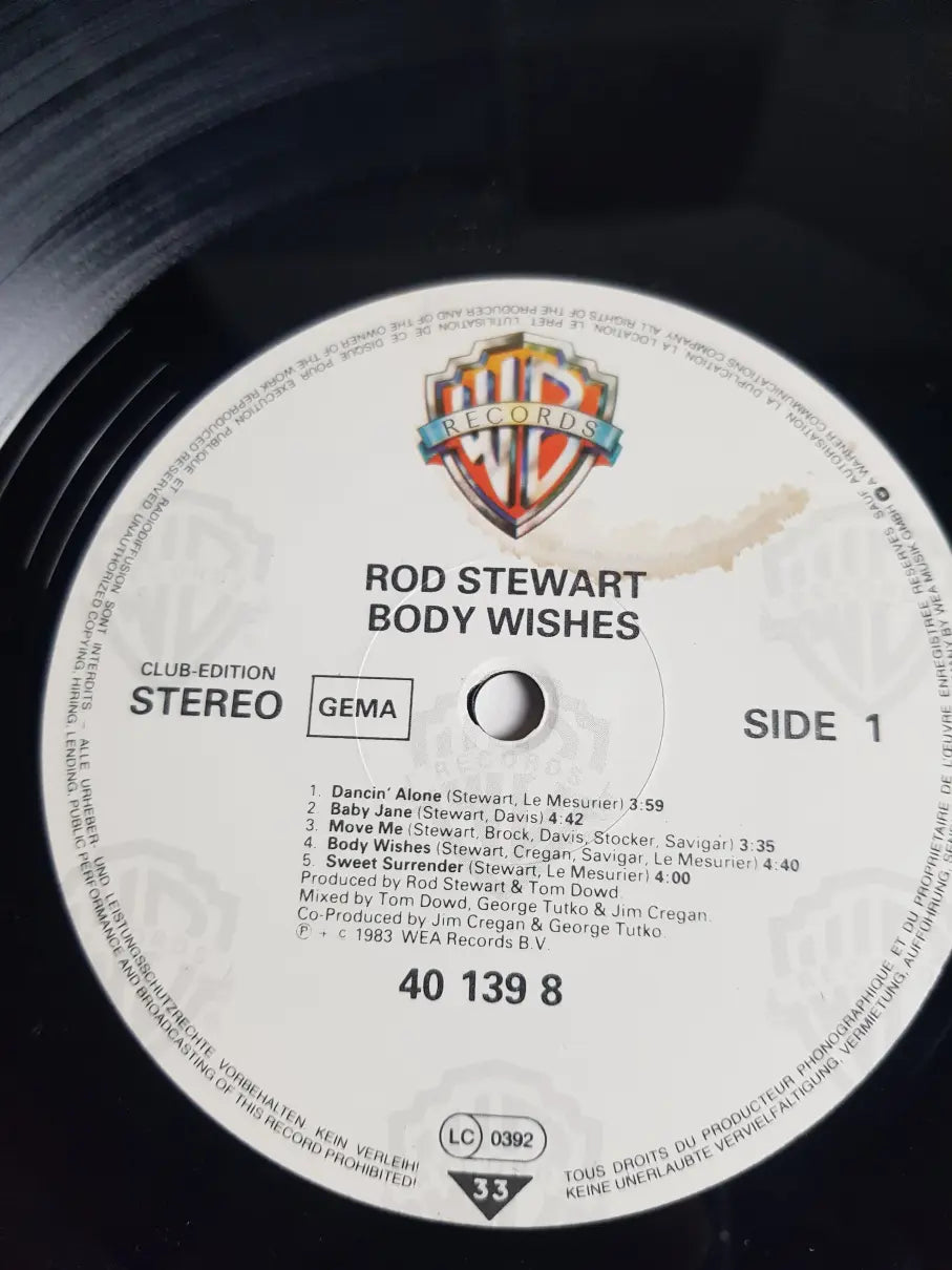 Rod Stewart – Body Wishes