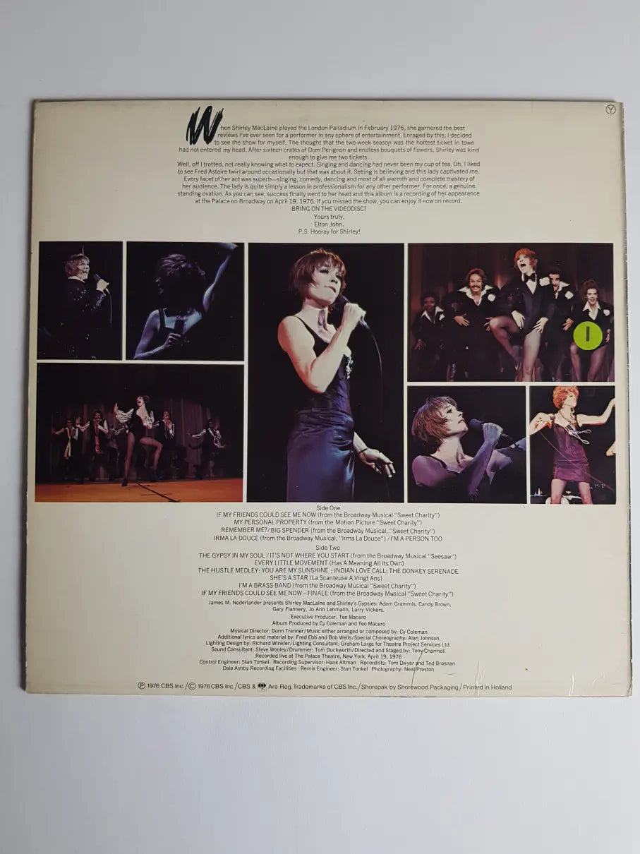Shirley MacLaine – In Concert (VG+/VG)