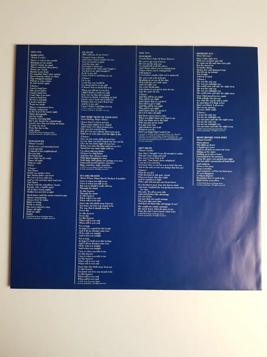 Shaun Cassidy – Under Wraps