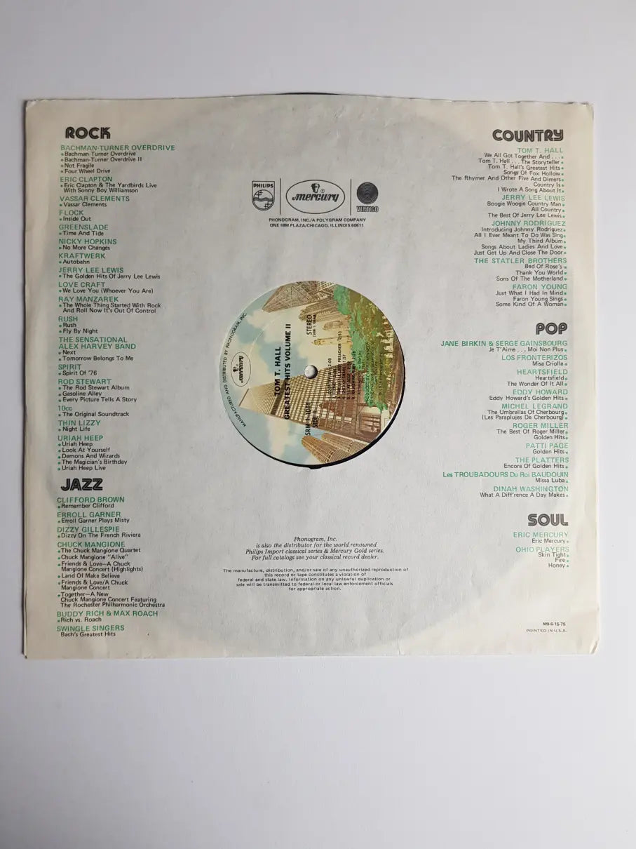 Tom T. Hall – Greatest Hits, Vol. 2