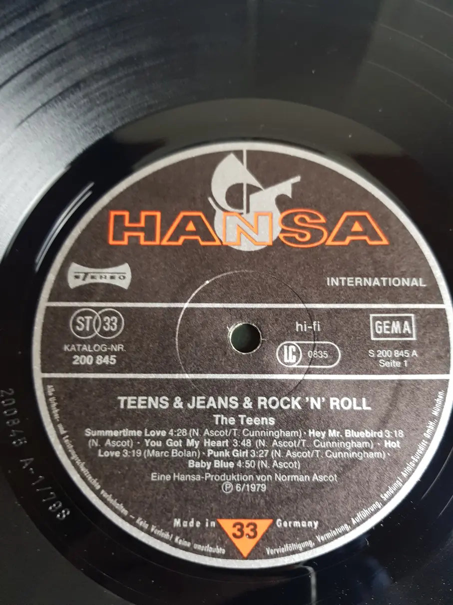 The Teens – Teens & Jeans & Rock 'n' Roll