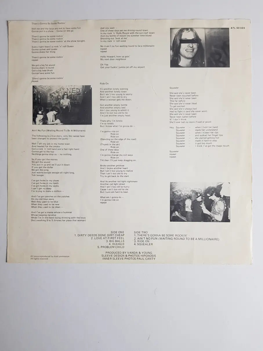 AC/DC ‎– Dirty Deeds Done Dirt Cheap