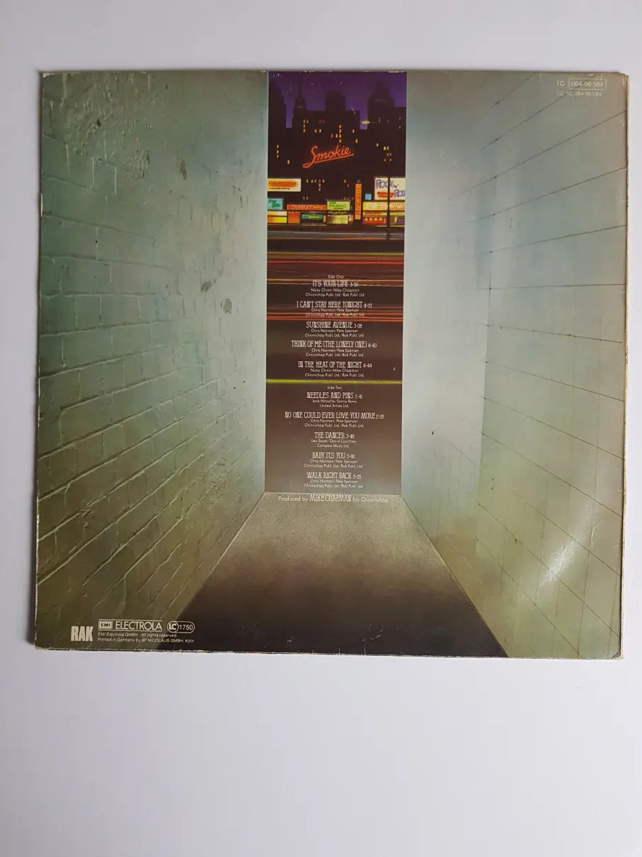 Smokie – Bright Lights & Back Alleys