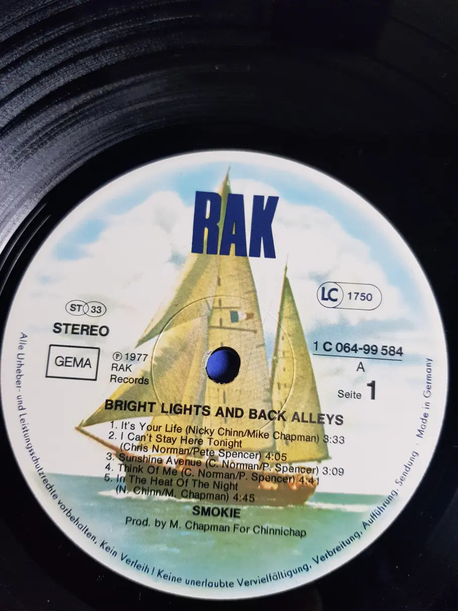 Smokie – Bright Lights & Back Alleys