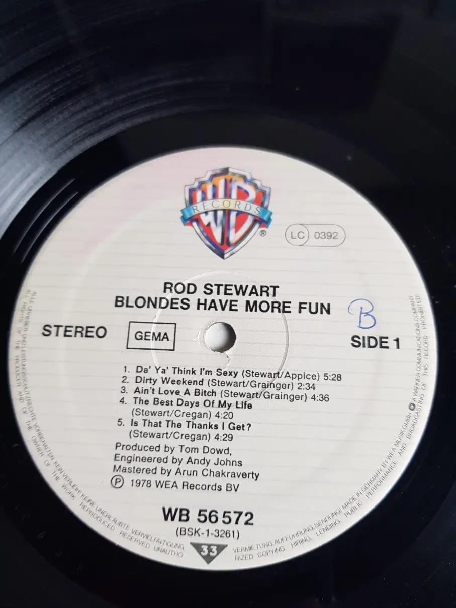 Rod Stewart – Blondes Have More Fun