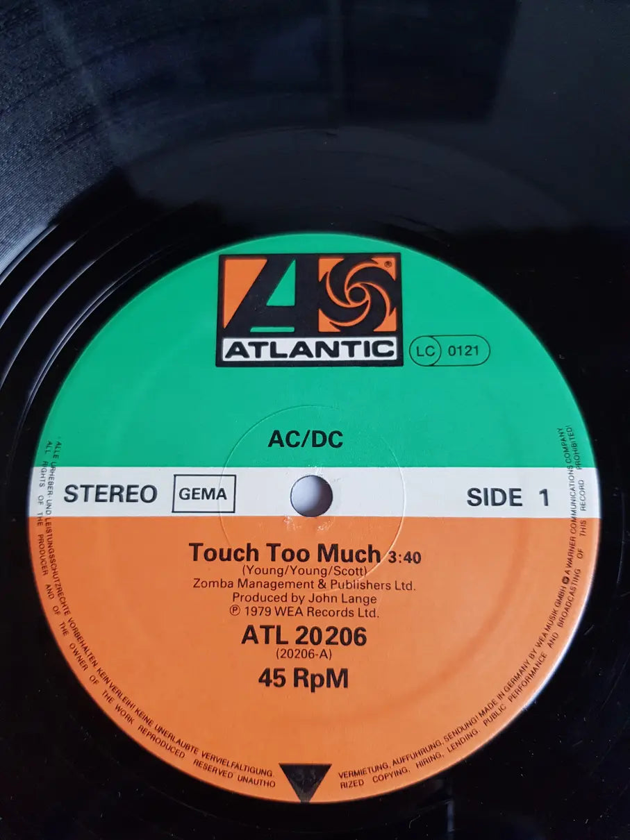 AC/DC – Touch Too Much