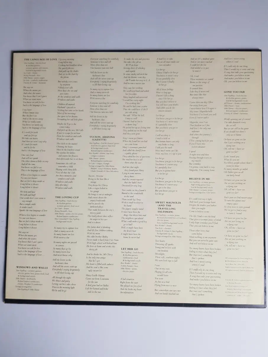 Dan Fogelberg – Windows And Walls