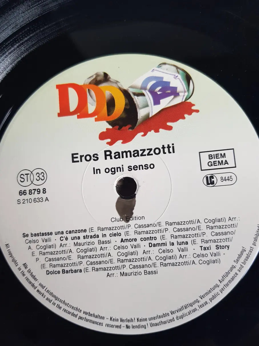 Eros Ramazzotti – In Ogni Senso
