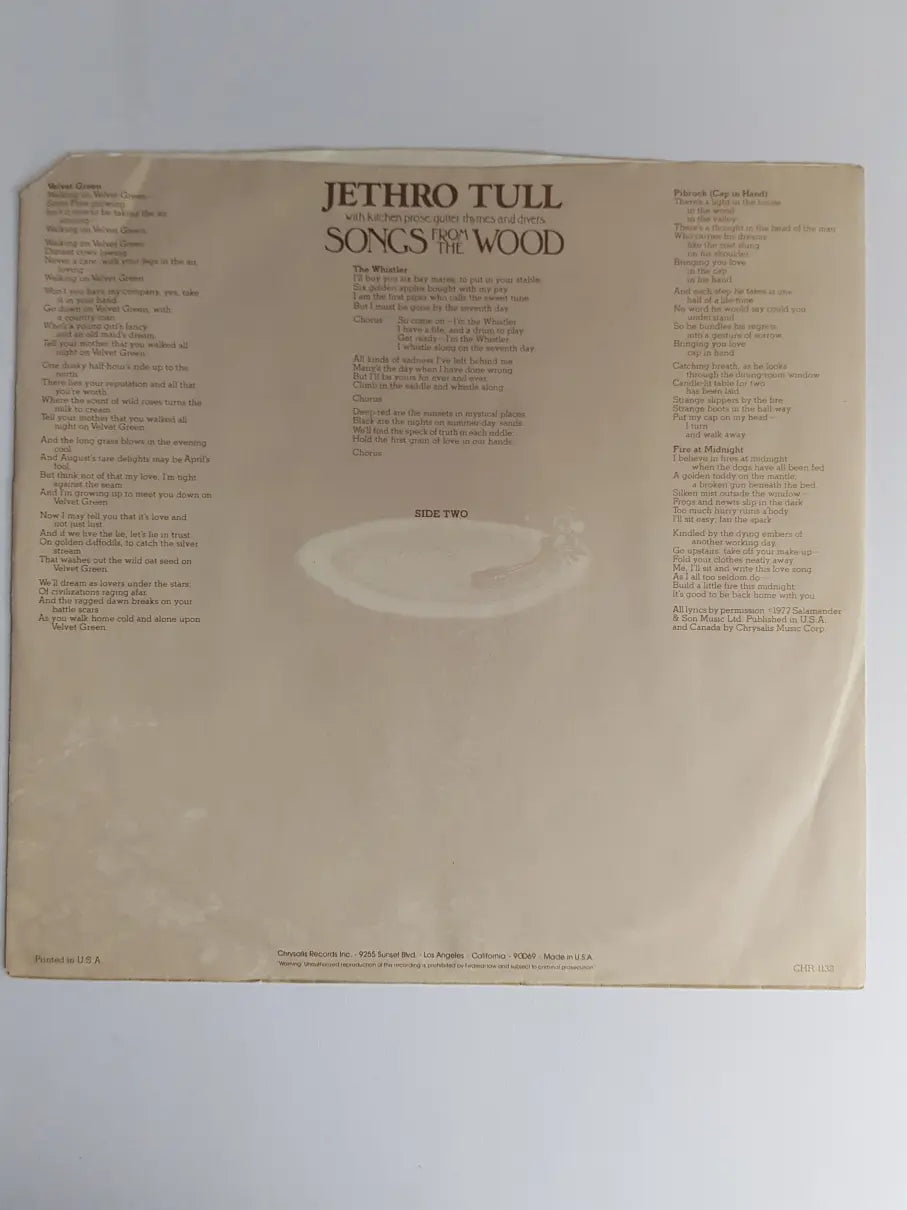 Jethro Tull – Songs From The Wood