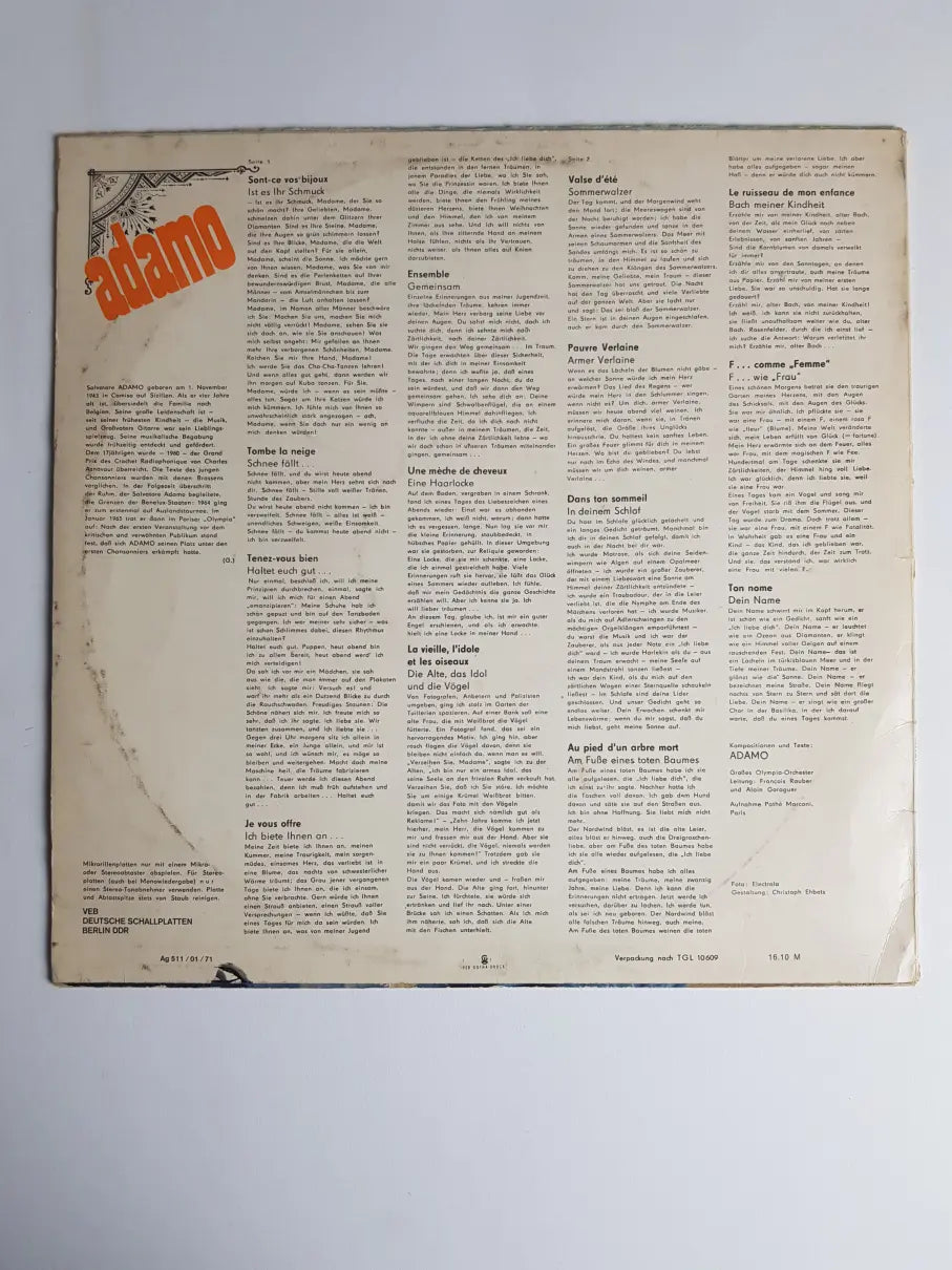 Adamo – Adamo (Amiga)