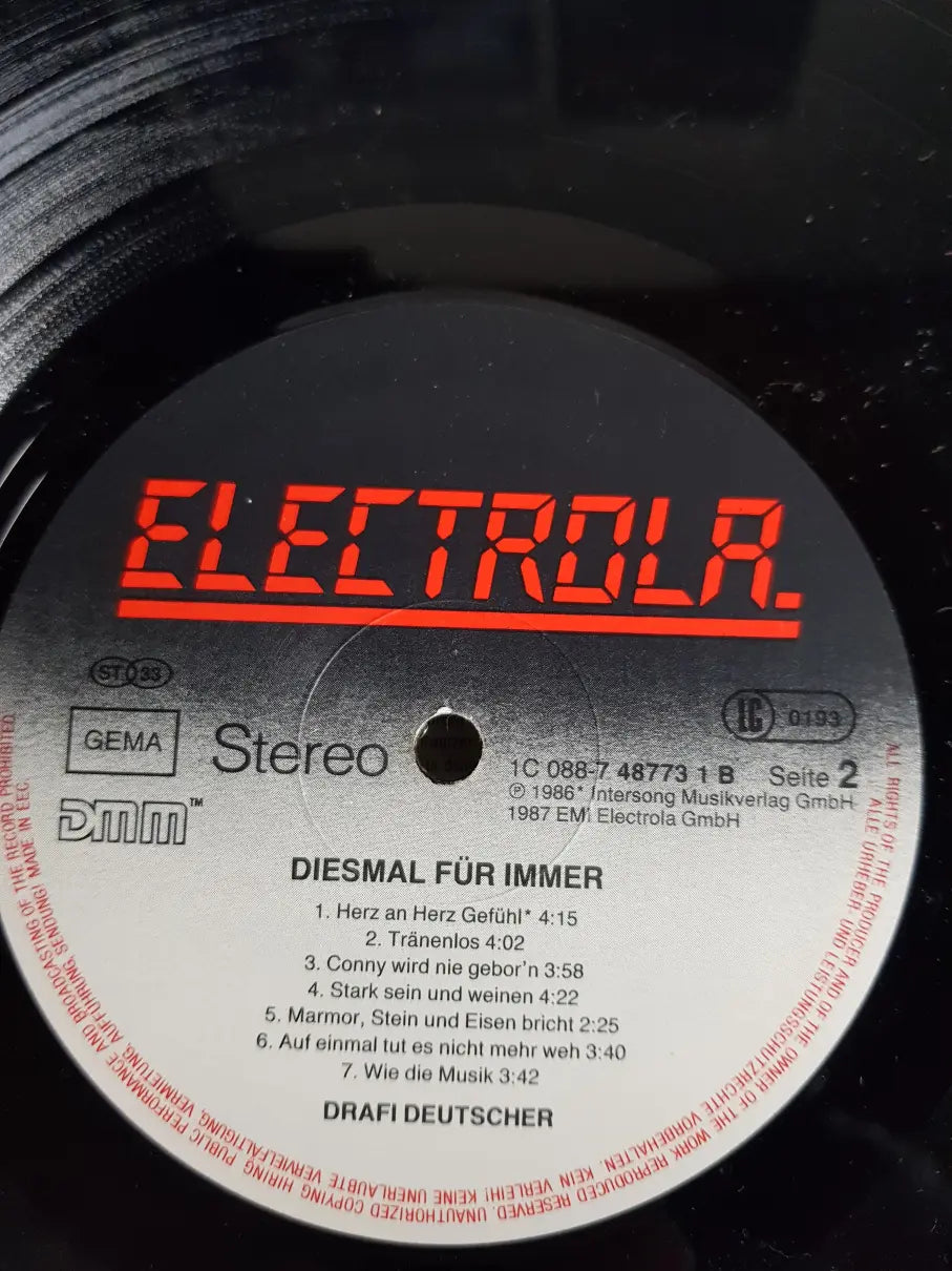 Drafi Deutscher – Diesmal Für Immer