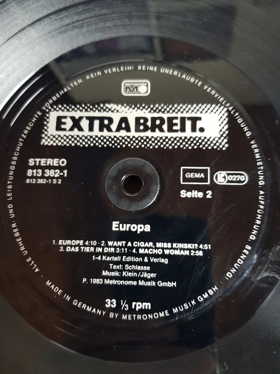 Extrabreit – Europa