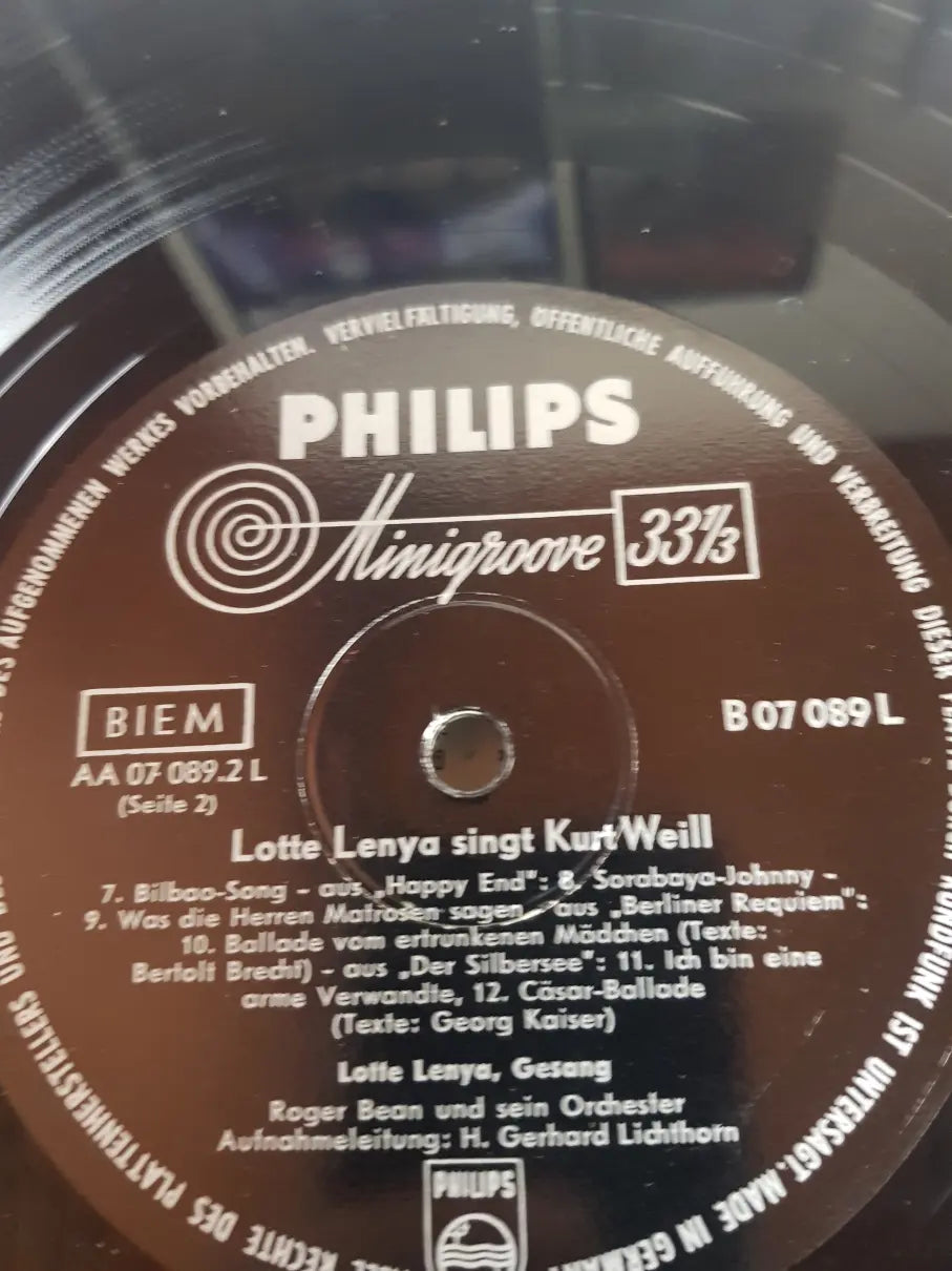 Lotte Lenya Singt Kurt Weill – Lotte Lenya Singt Kurt Weill