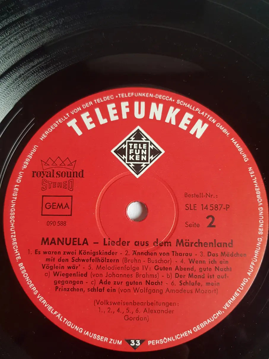 Manuela – Lieder Aus Dem Märchenland