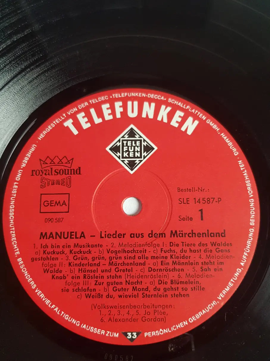 Manuela – Lieder Aus Dem Märchenland