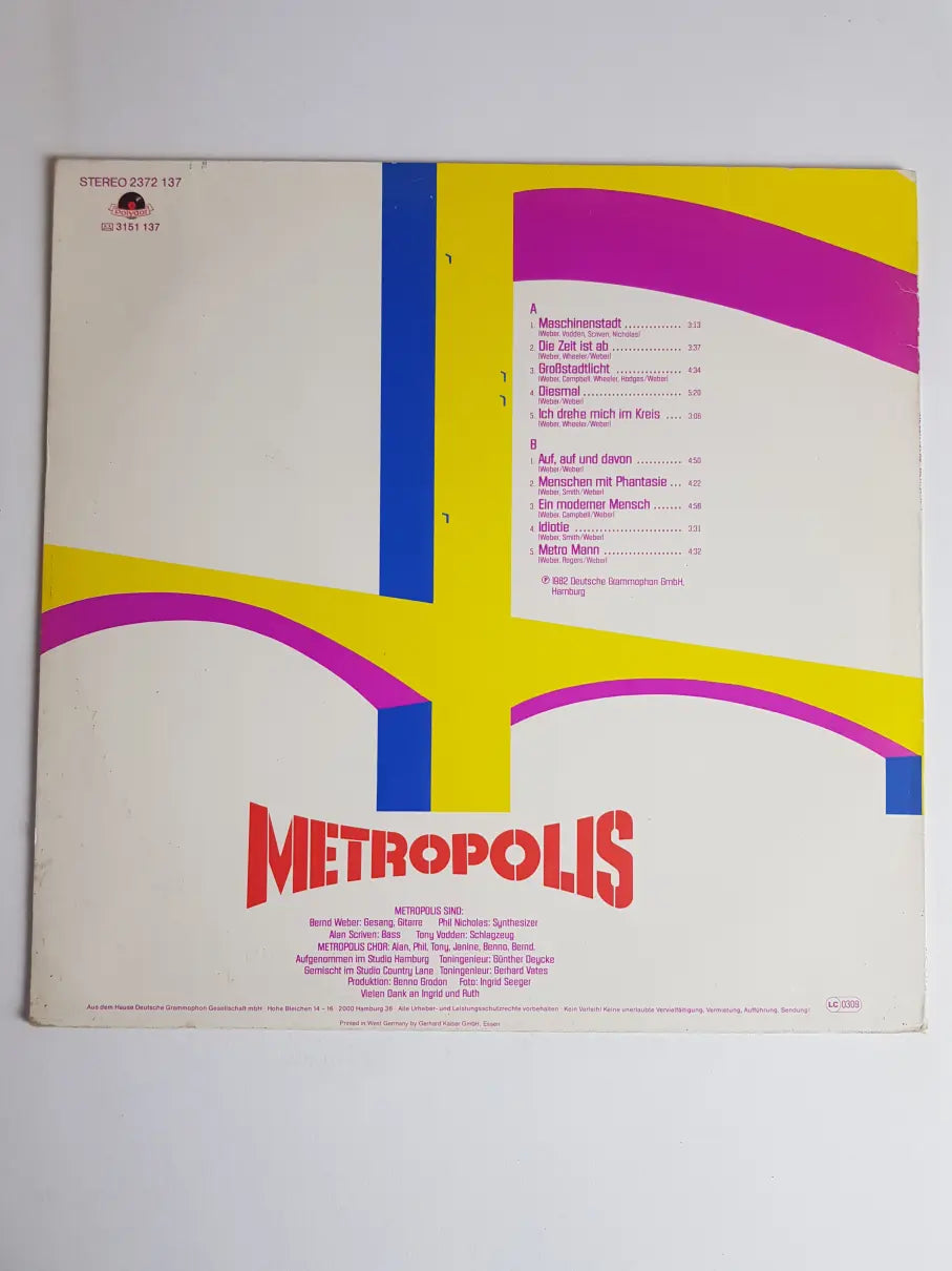 Metropolis – Die Zeit Ist Ab