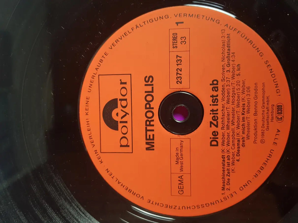 Metropolis – Die Zeit Ist Ab