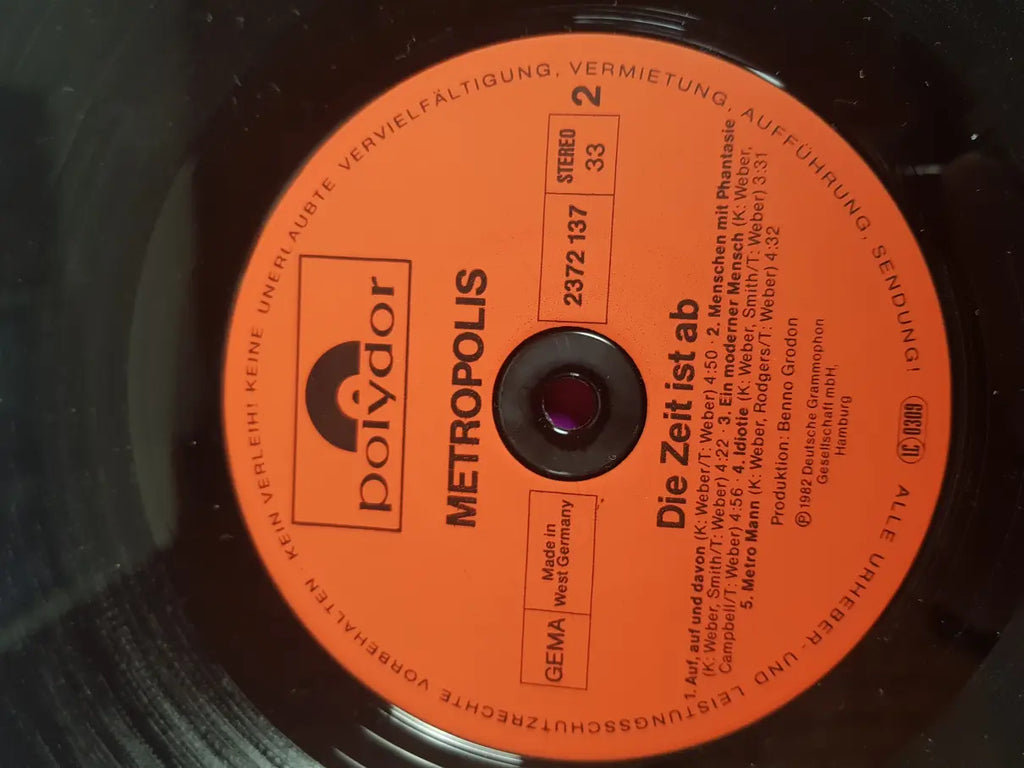 Metropolis – Die Zeit Ist Ab