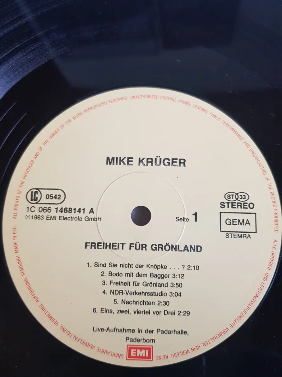 Mike Krüger – Freiheit Für Grönland