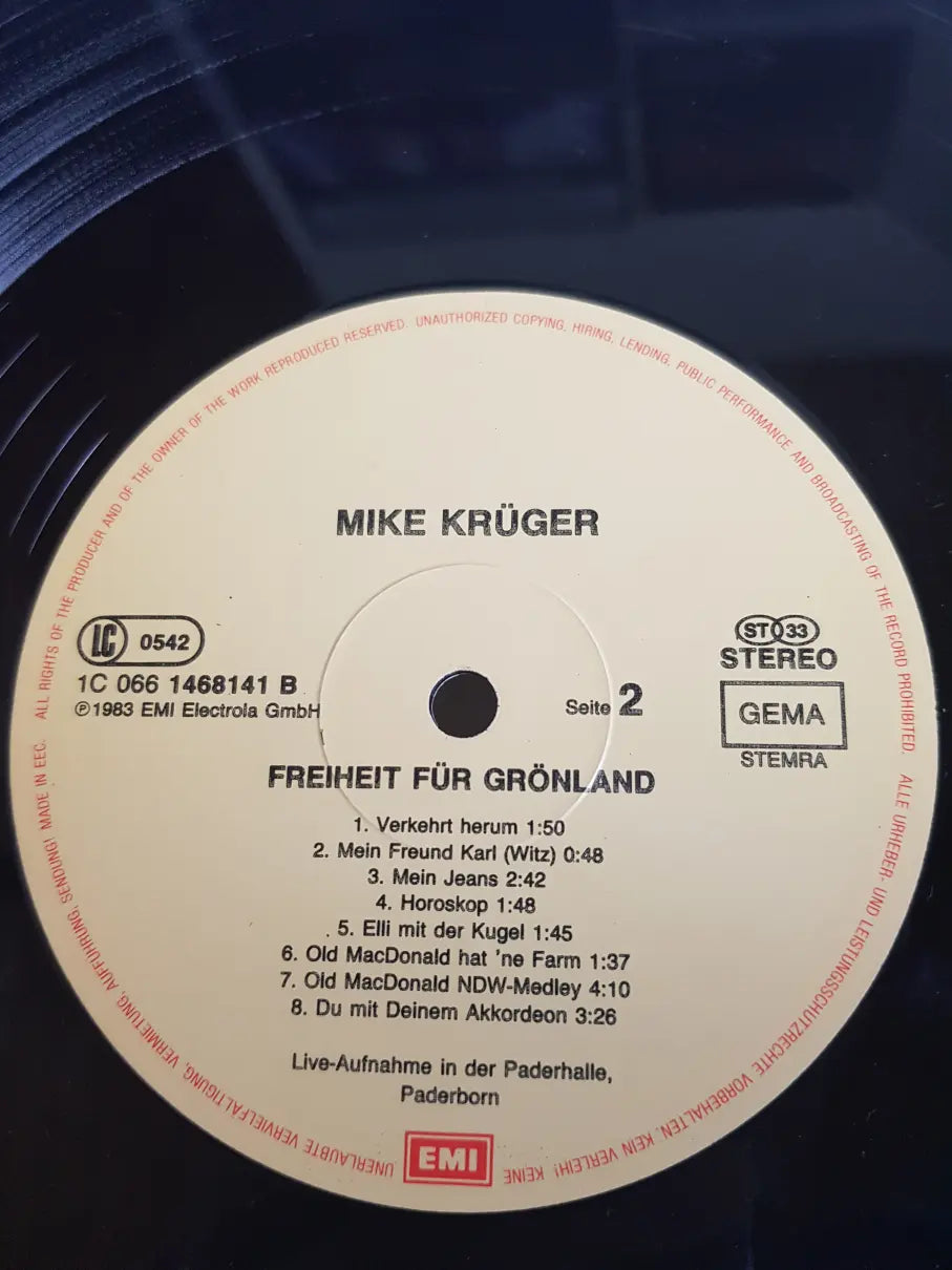 Mike Krüger – Freiheit Für Grönland