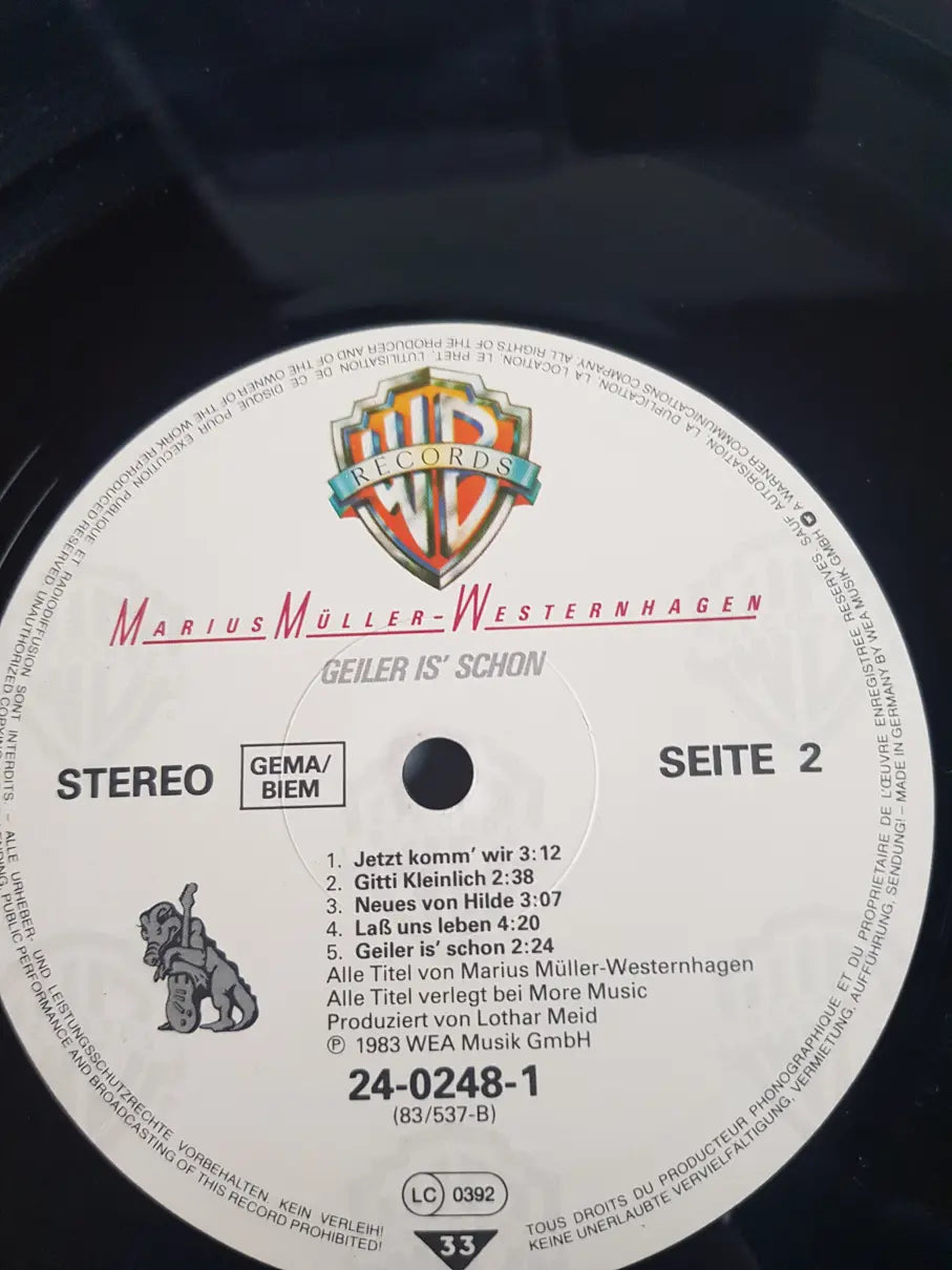 Marius Müller-Westernhagen – Geiler Is' Schon