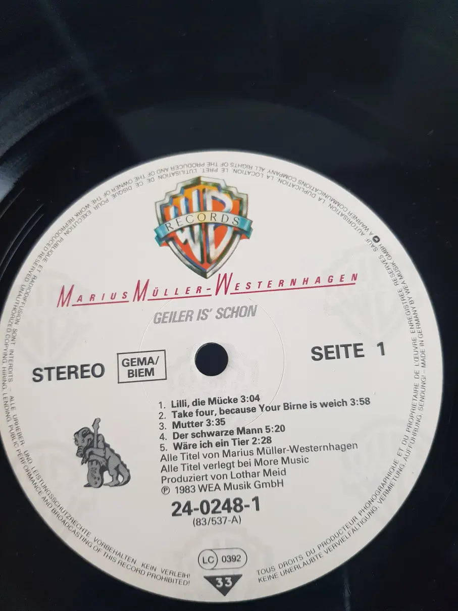 Marius Müller-Westernhagen – Geiler Is' Schon