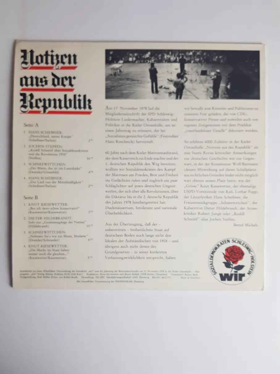 Sampler - Notizen Aus Der Republik