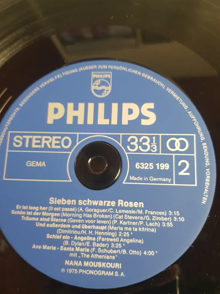 Nana Mouskouri – Sieben Schwarze Rosen