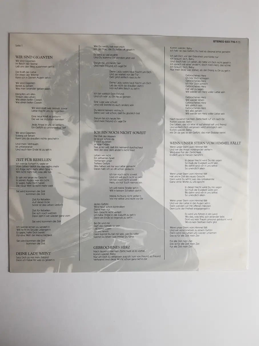 Nino De Angelo – Zeit Für Rebellen